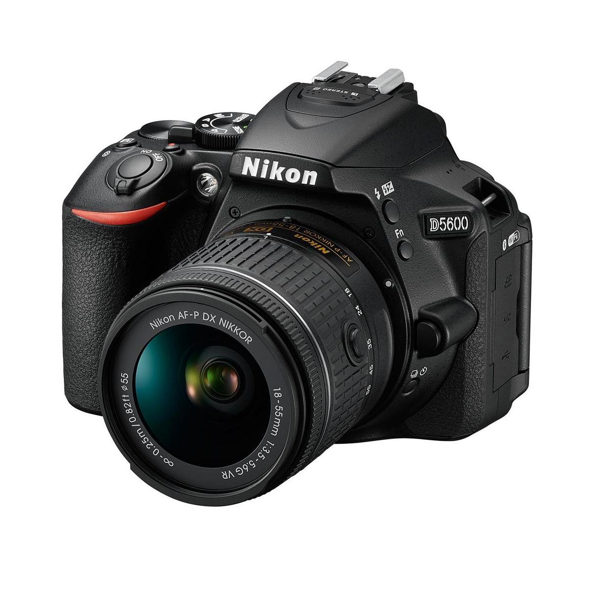 Nikon D5600 DSLR with 18-55mm DX VR Lens