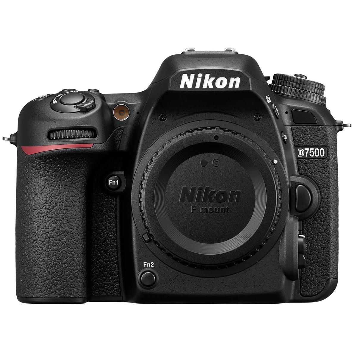 Nikon D7500 DSLR Body, Black