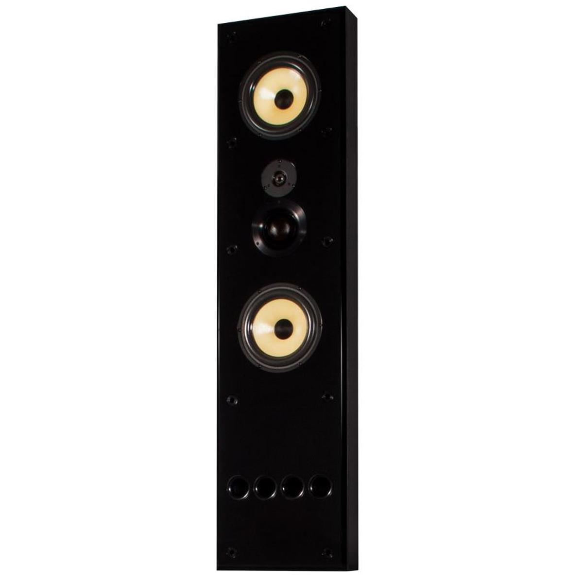 

Induction Dynamics S1.8TW 3-Way Tall On-Wall Surround Speaker, Black Gloss