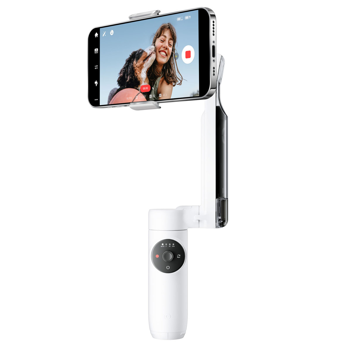 

Insta360 Flow 3-Axis AI-Powered Smartphone Stabilizer, White