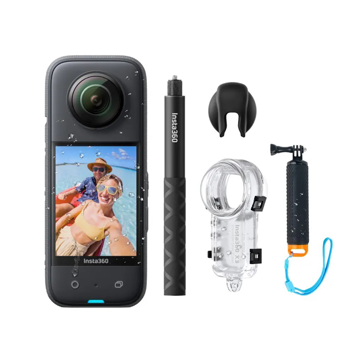 

Insta360 X3 Pocket 360 Action Camera Invisible Dive Kit