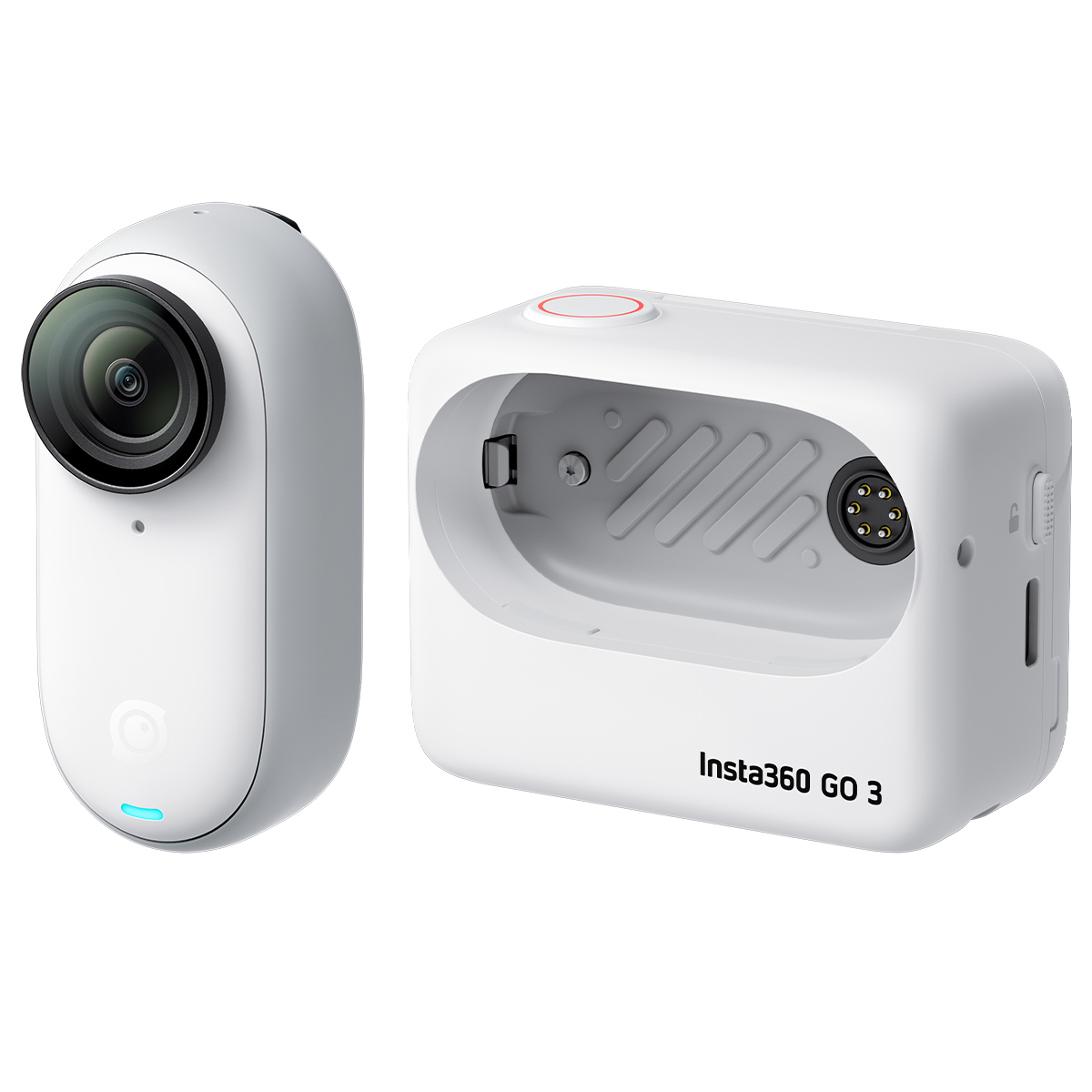 

Insta360 GO 3 Action Camera, White 64GB with Sport Kit