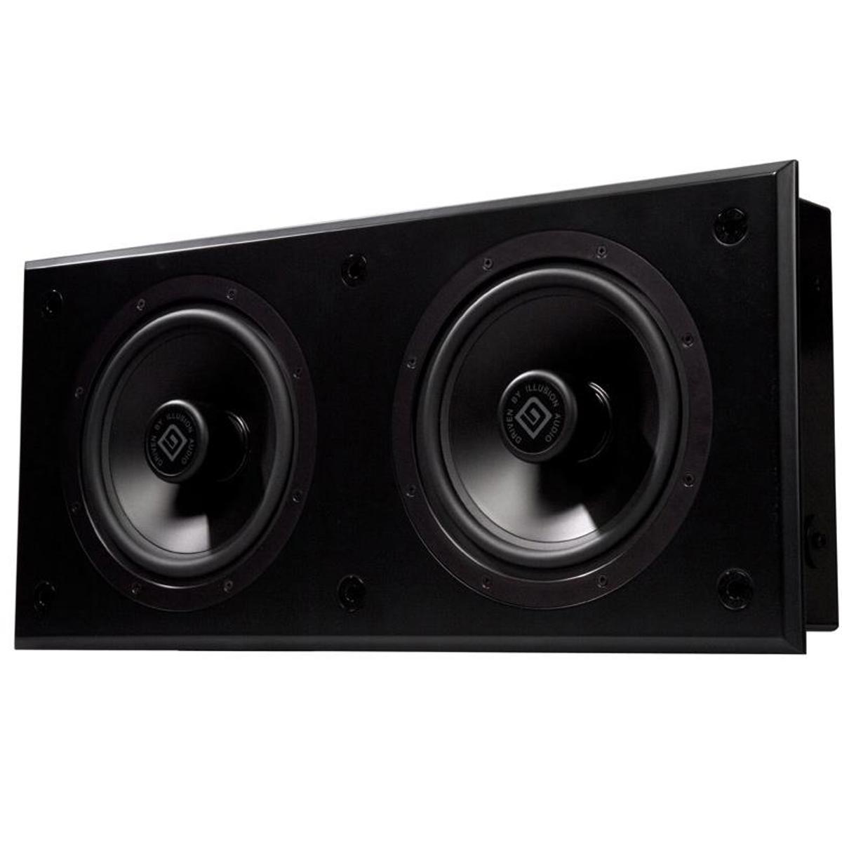 

Induction Dynamics SW4 10" In-Wall Dual Subwoofer, Black Gloss