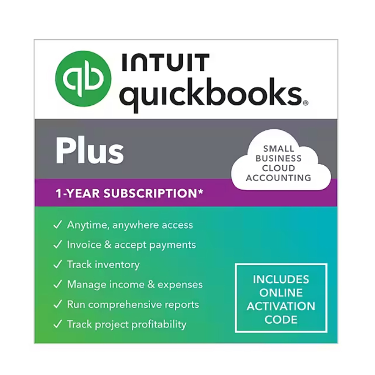 

Intuit QuickBooks Online Plus 2024, 1-Year Subscription, 5-Users, Download