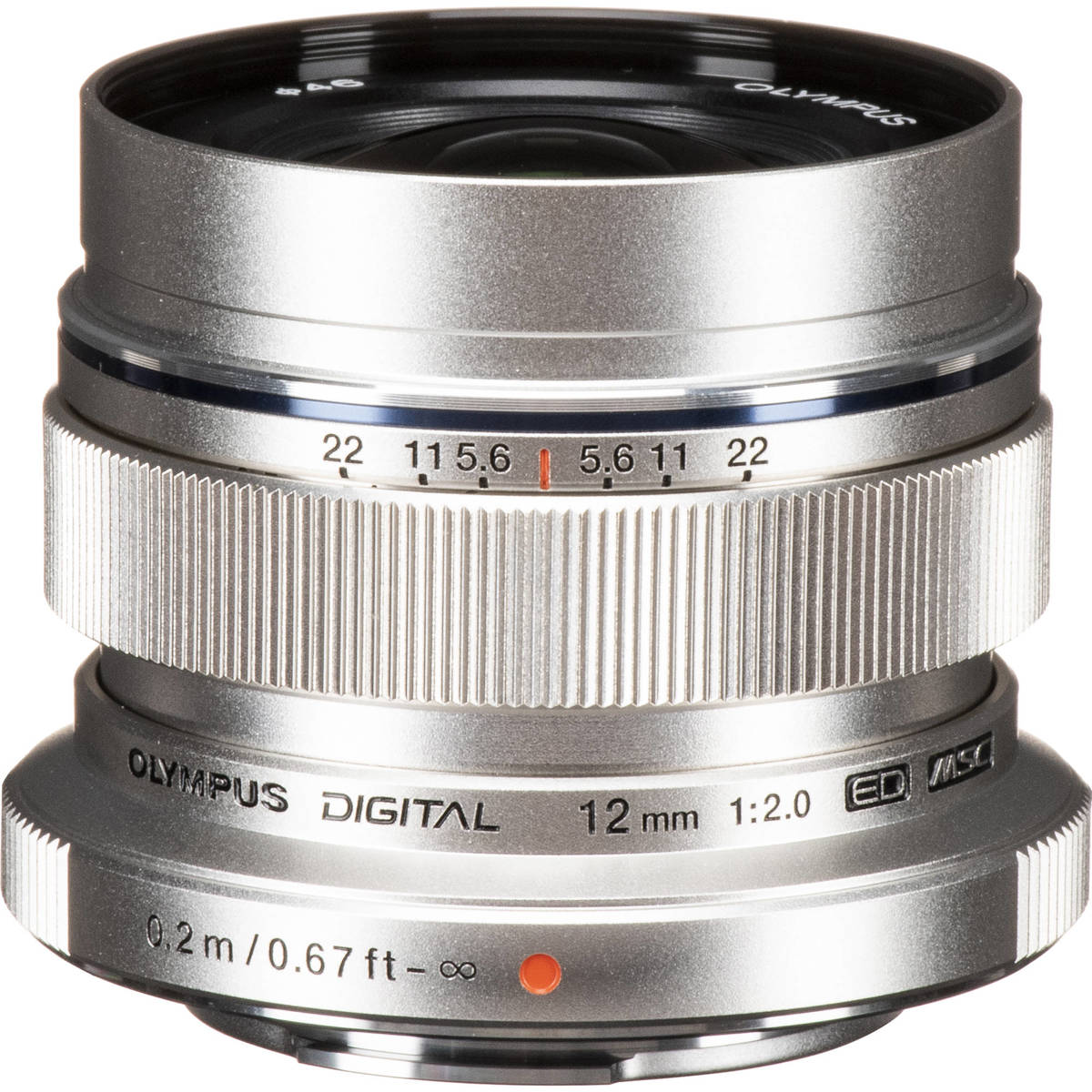 

Olympus M.Zuiko Digital ED 12mm f/2 Lens, for Micro Four Thirds, Silver