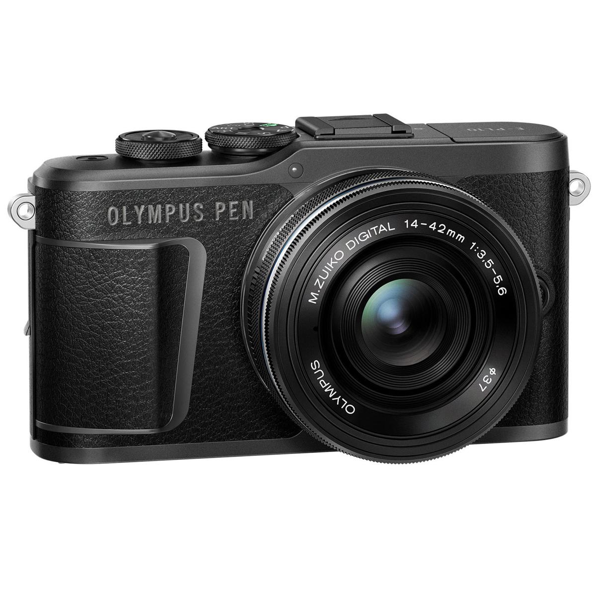 

Olympus PEN E-PL10 Camera with 14-42mm EZ Lens, Black Camera with Black Lens