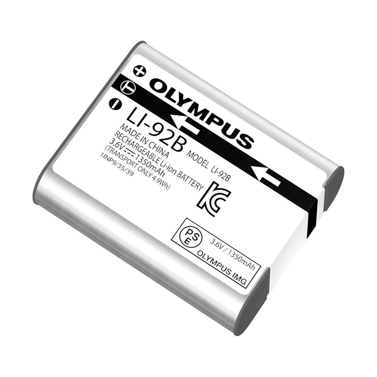 Image of Olympus LI-92B 3.6V 1350mAh Rechargeable Lithium-Ion Battery