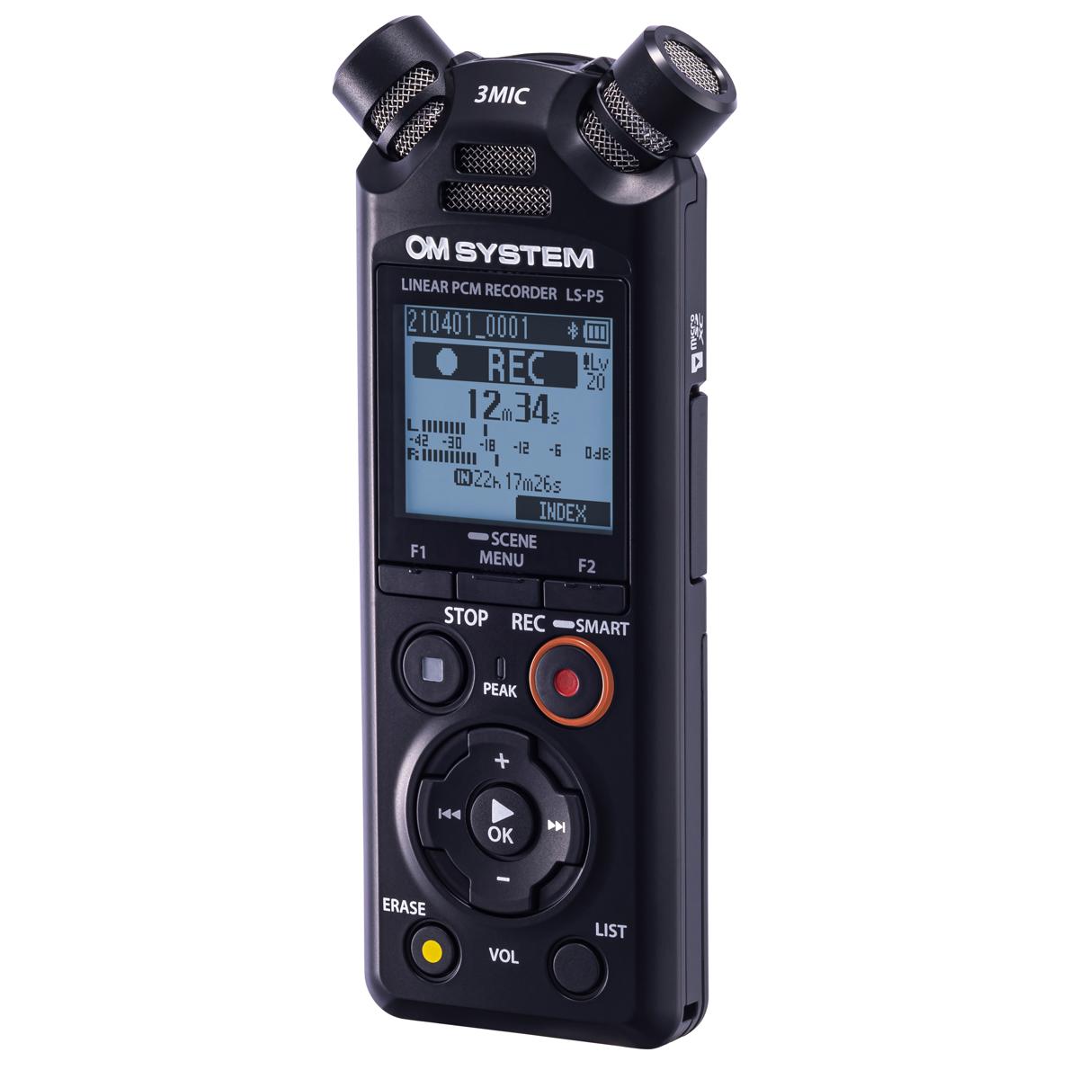 

Olympus LS-P5 16GB High-Resolution Audio Recorder, Black