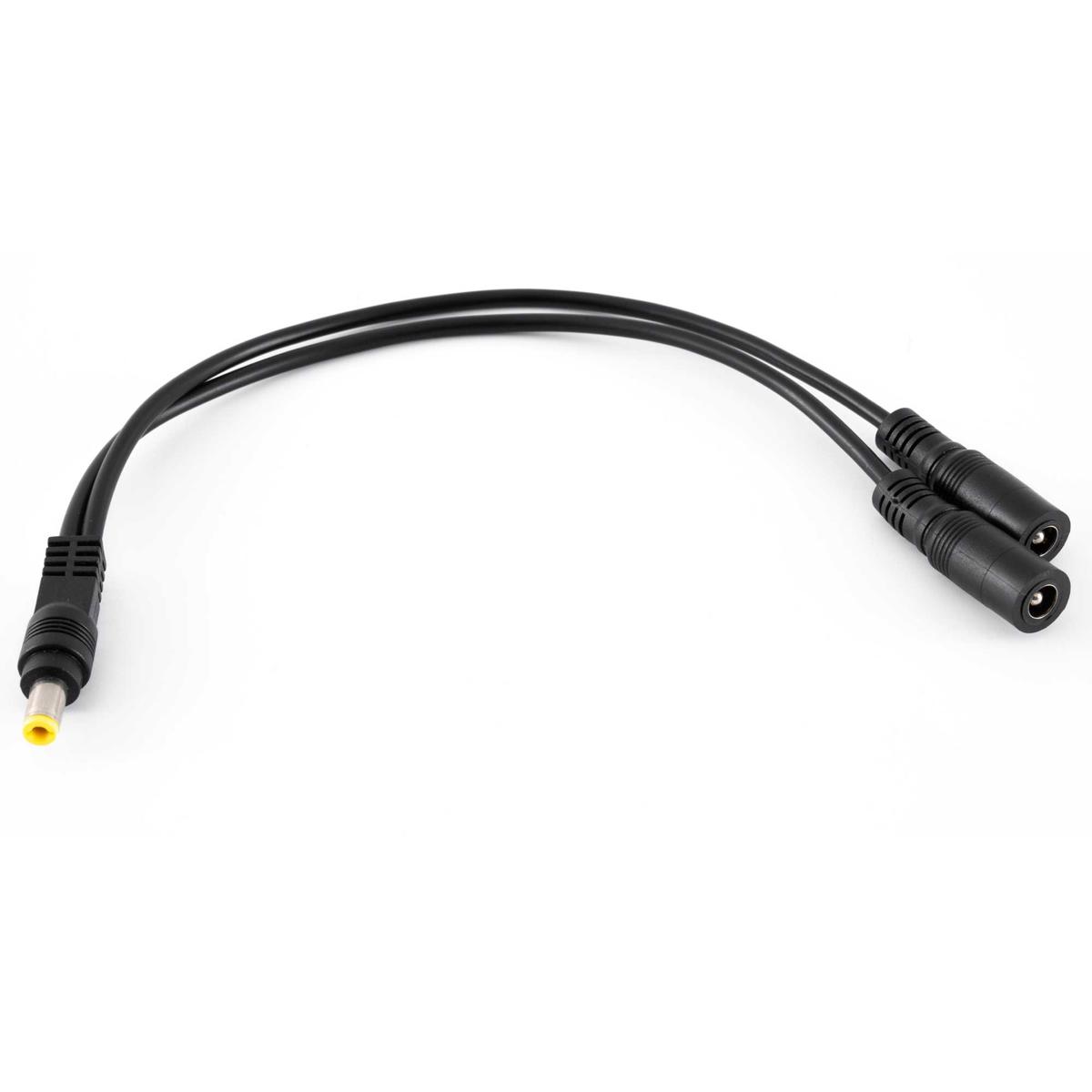 

IndiPRO 2.5mm Male to Dual 2.5mm Female Connector Cable, Non-Regulated, 10"