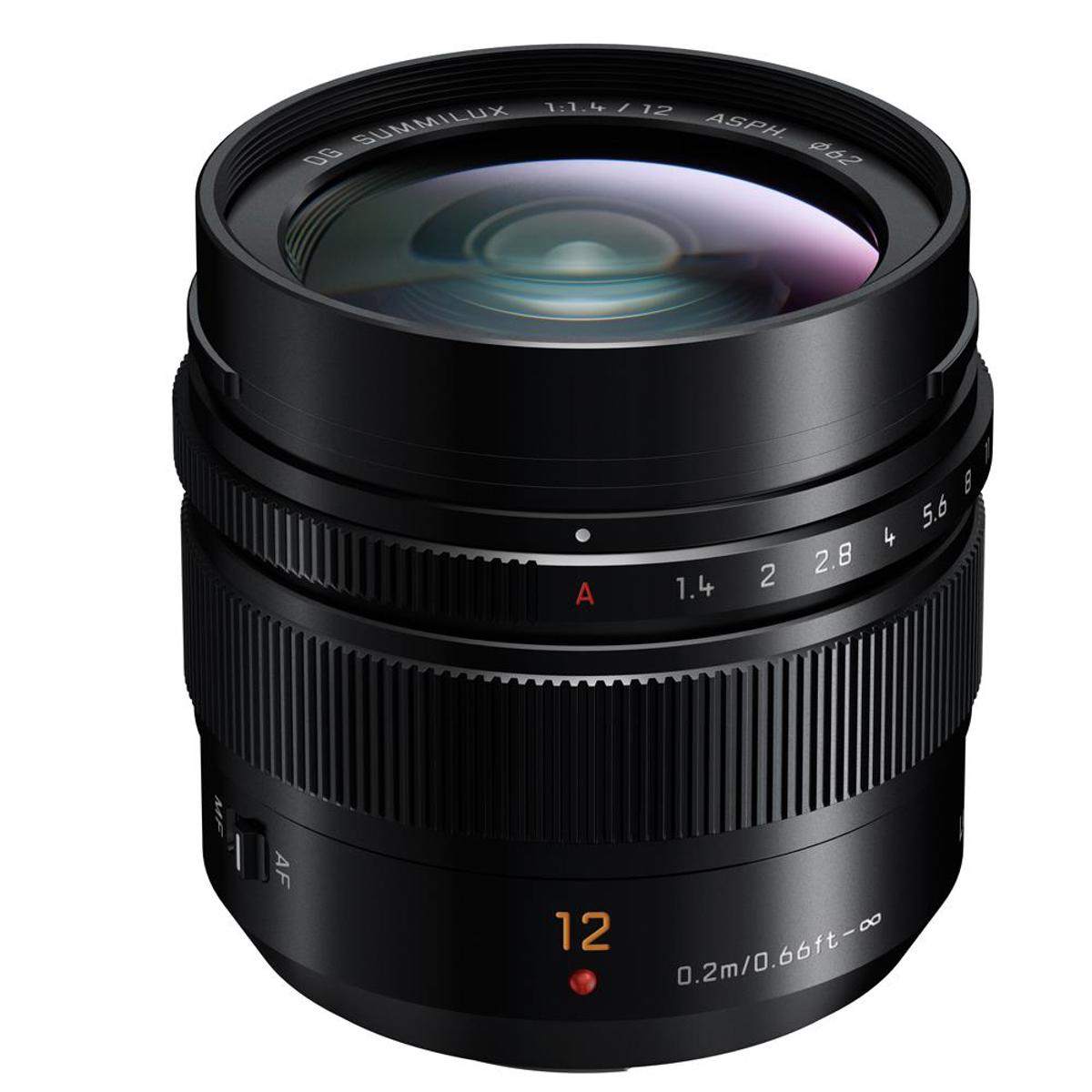 

Panasonic LUMIX G Leica DG Summilux 12mm f/1.4 Aspherical Lens for MFT, Black