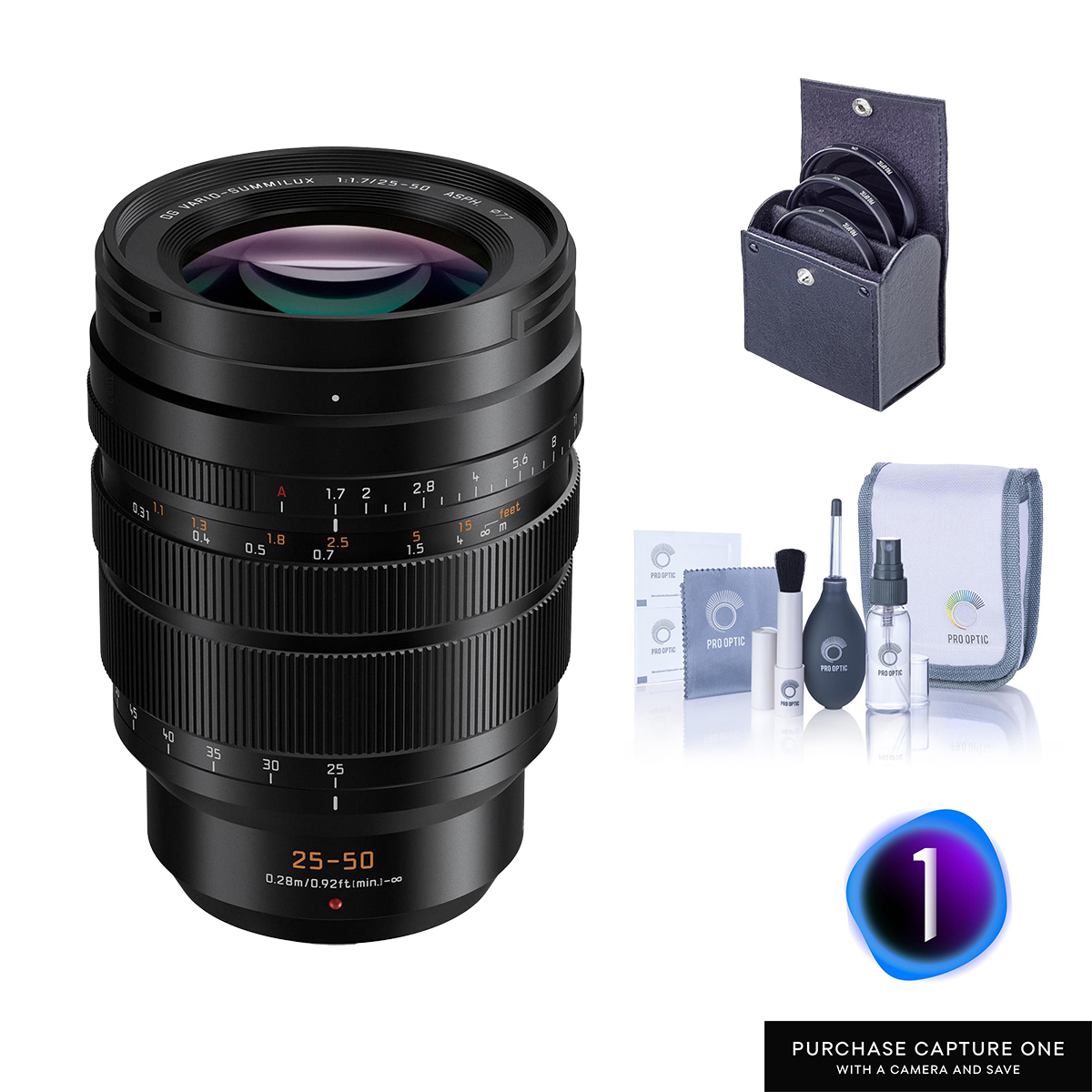 Image of Panasonic Lumix G Leica DG Vario-Summilux 25-50mm f/1.7 Lens