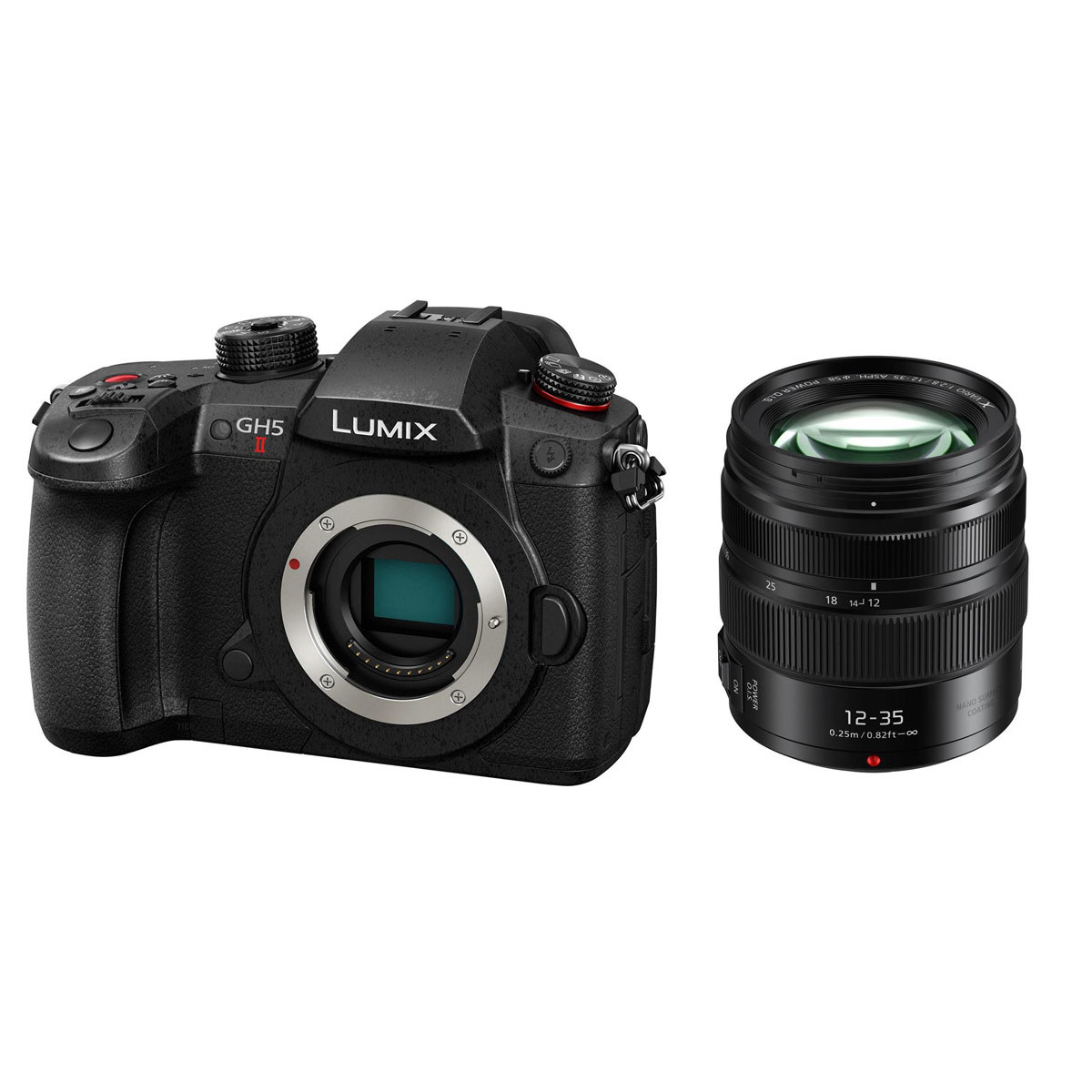 

Panasonic LUMIX GH5II Mirrorless Camera with 12-35mm F/2.8 Lens