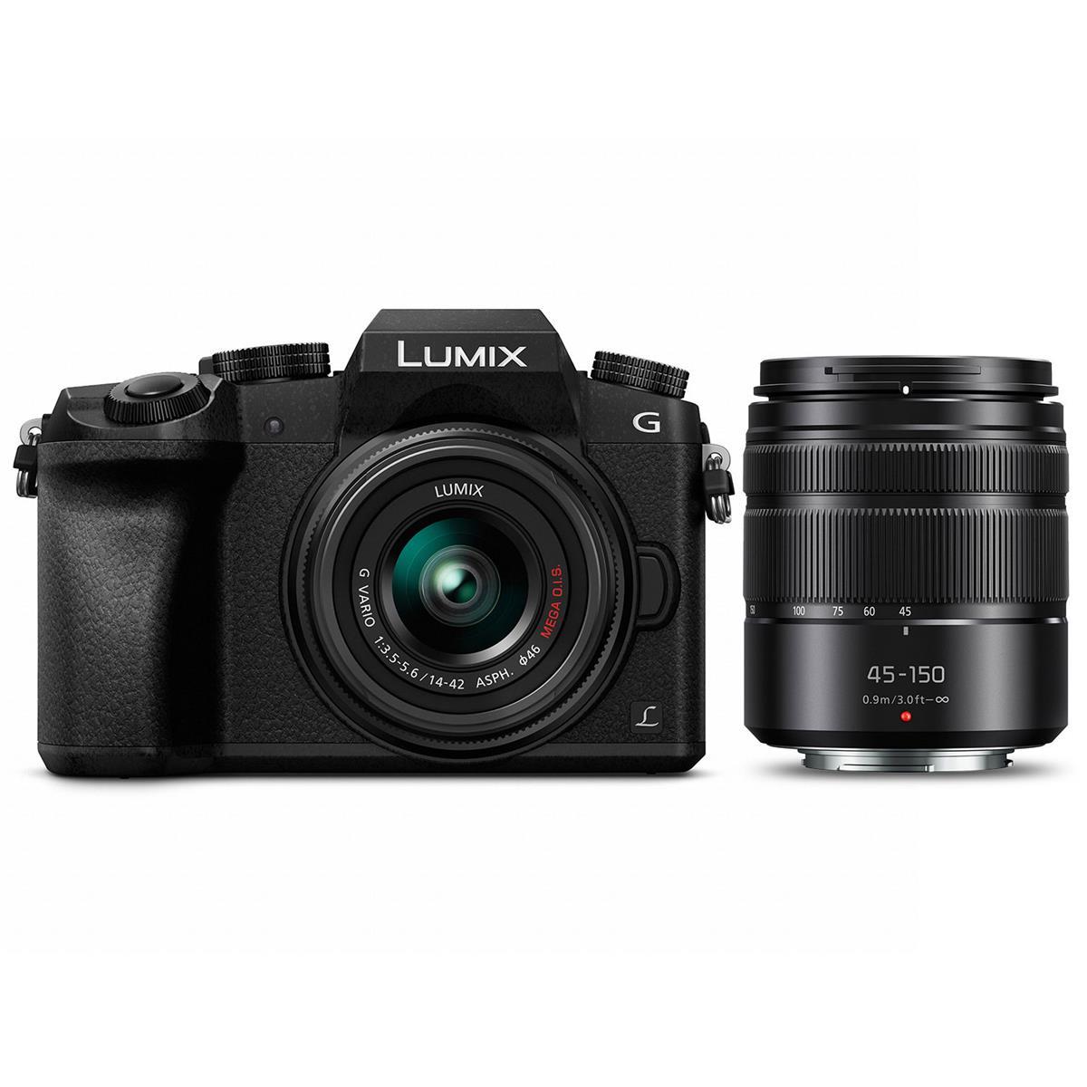 Image of Panasonic Lumix DMC-G7 Mirrorless Camera w/ Lumix G Vario 14-42mm