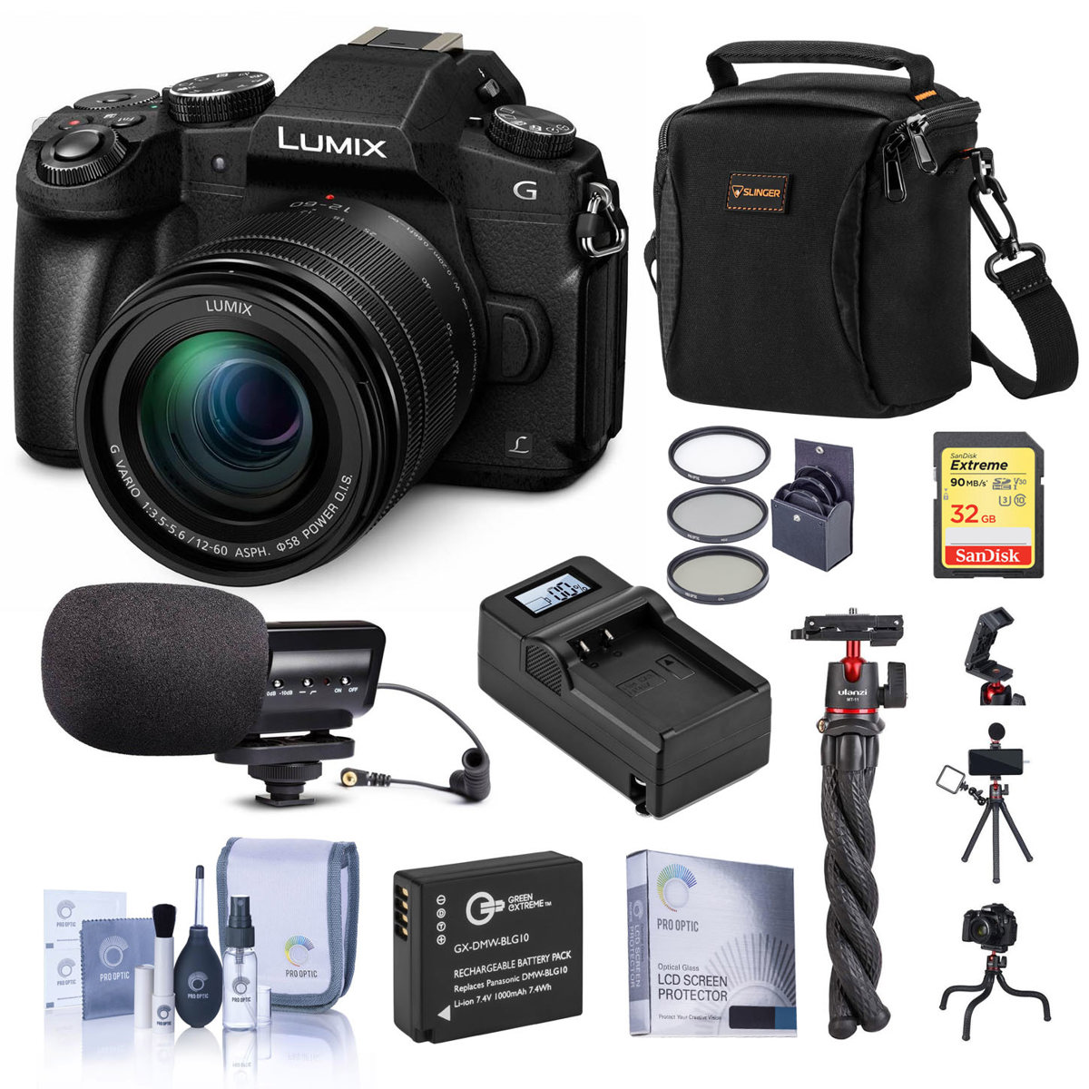 Image of Panasonic Lumix DMC-G85 Mirrorless with 12-60mm OIS Lens With Free Accessory Kit
