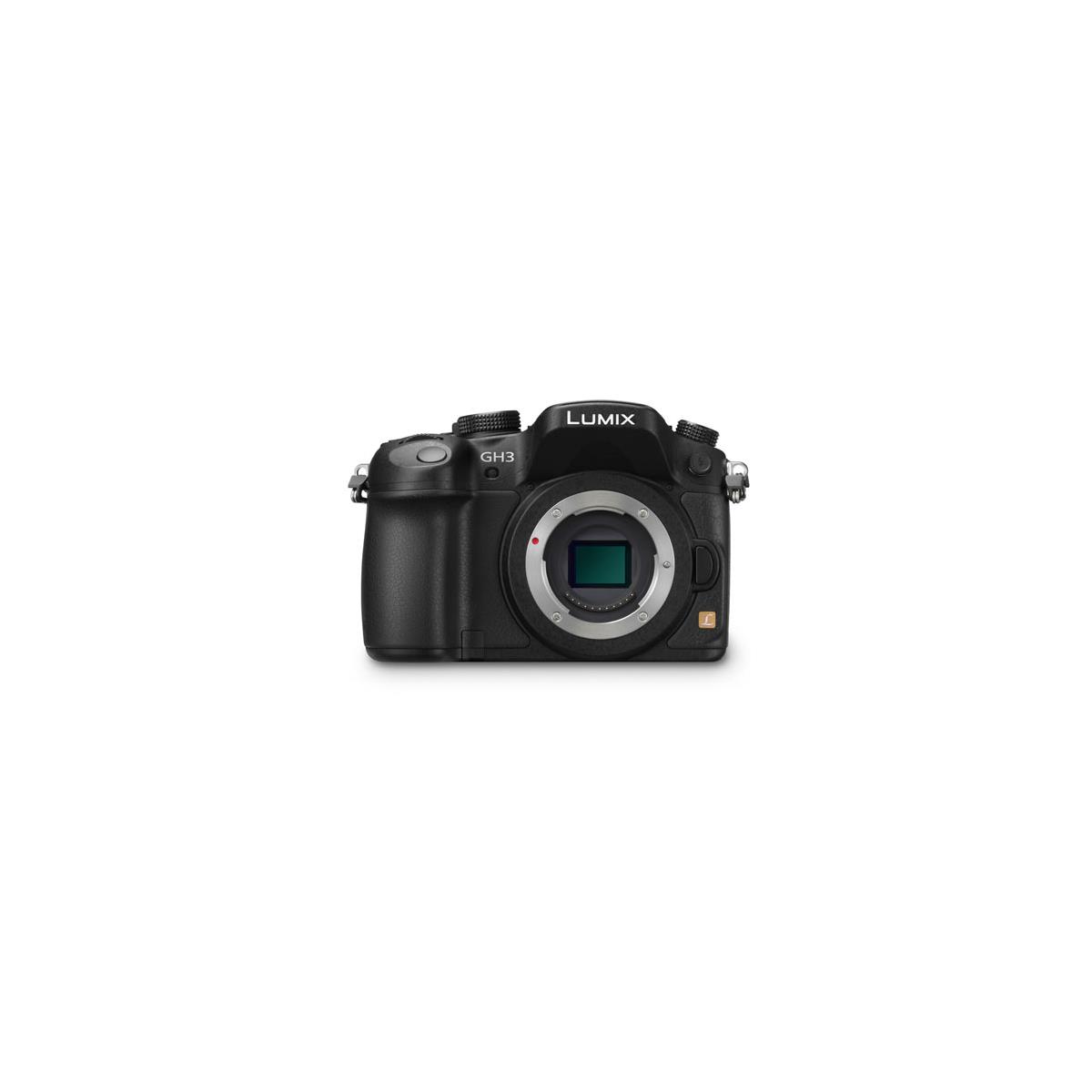 Panasonic Lumix DMC-GH3 Digital Camera Body Only- Black -  DMC-GH3KBODY
