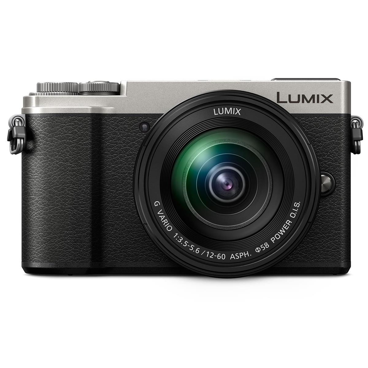 Panasonic Lumix DC-GX9 Mirrorless Camera with 12-60mm Lens, Silver