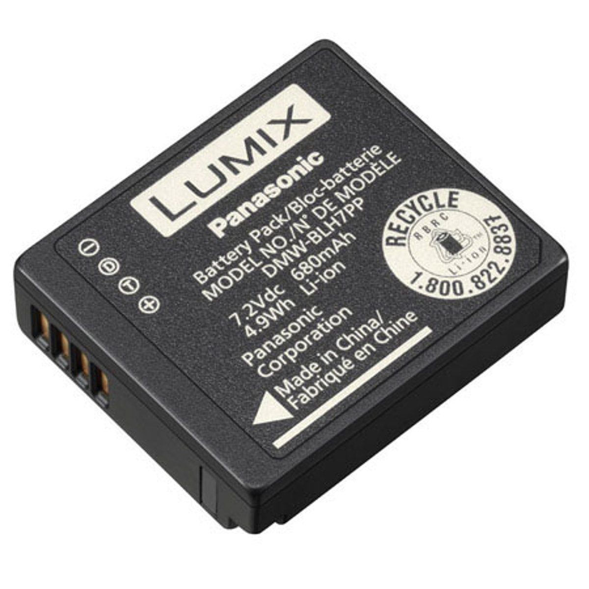 

Panasonic DMW-BLH7 7.2V 680mAh Lithium-Ion Battery Pack for Lumix DMC-GM1KS