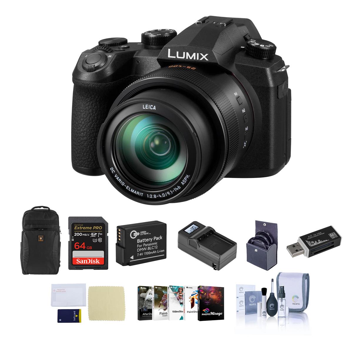 Panasonic LUMIX DC-FZ1000M2 Camera with 25-400mm f/2.8-4 Lens W/Free PC ACC Kit -  DC-FZ1000M2 A