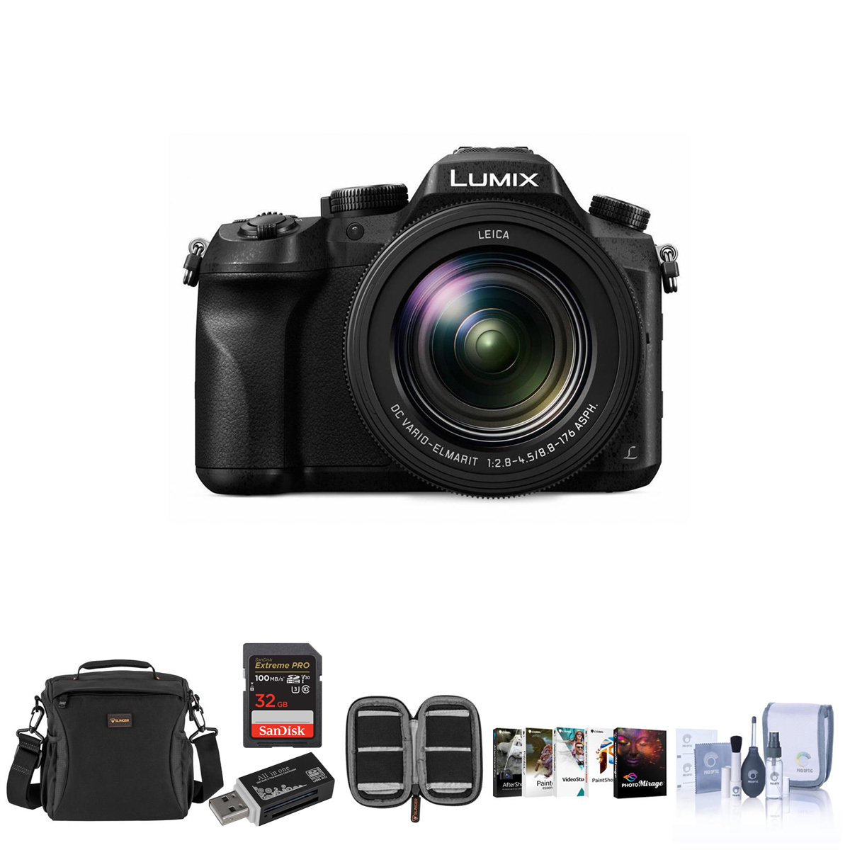 

Panasonic LUMIX DMC-FZ2500 Digital Camera - And Free PC Accessory Bundle