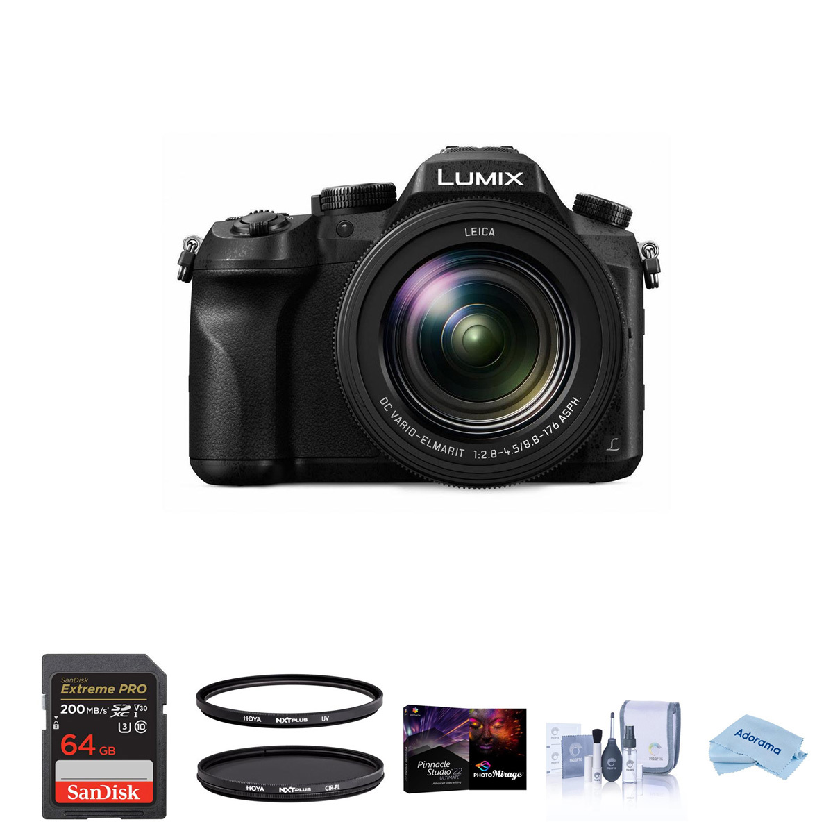 

Panasonic Lumix DMC-FZ2500 Digital Camera With Accessory Bundle