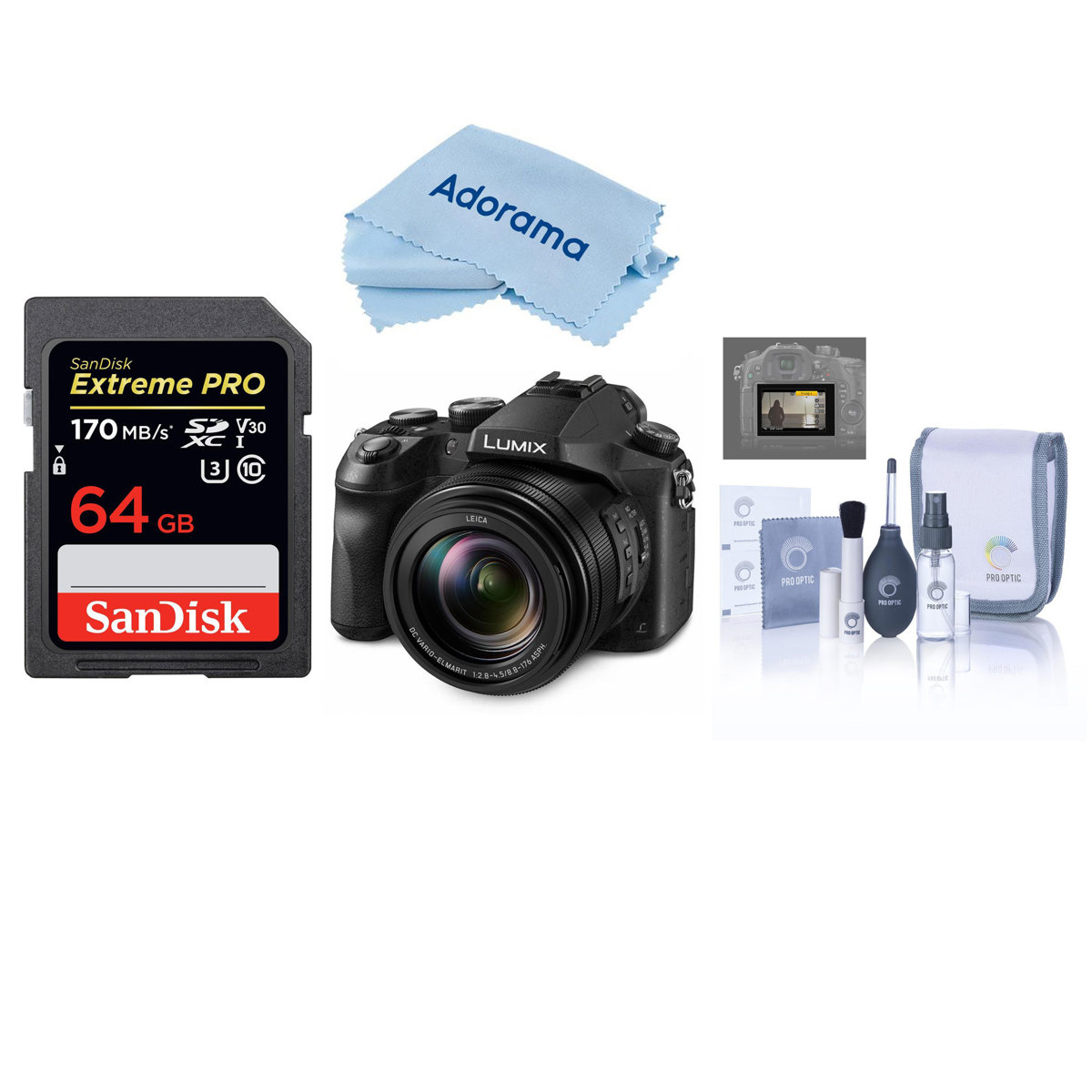 

Panasonic LUMIX DMC-FZ2500 Digital Camera With V-Log Accessory Bundle