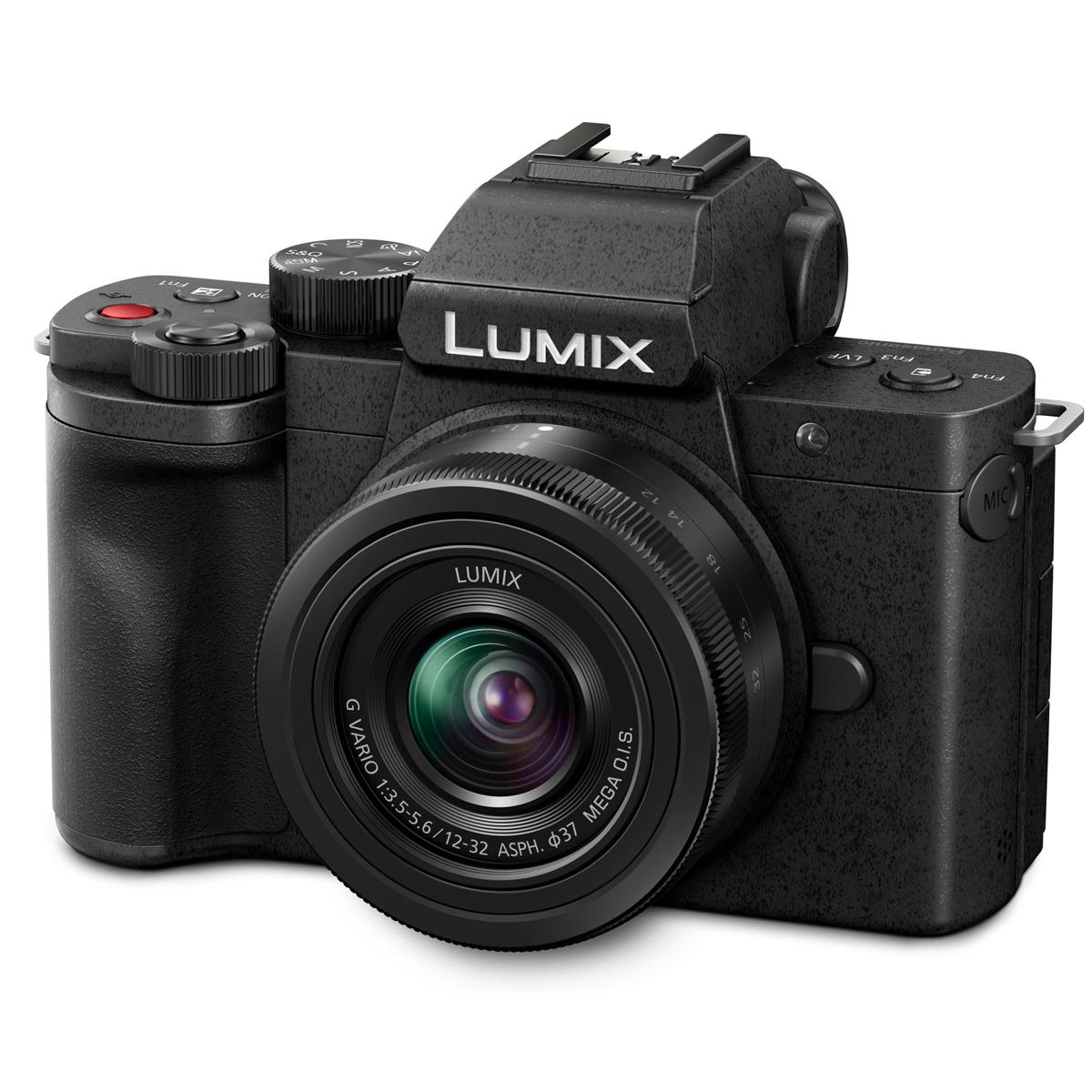 

Panasonic LUMIX DC-G100 Camera Black with G Vario 12-32mm Lens