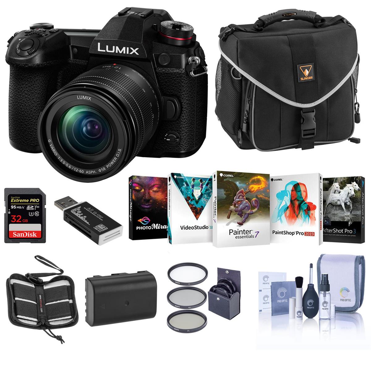 Image of Panasonic Lumix G9 Camera w/12-60mm f/3.5-5.6 Lens