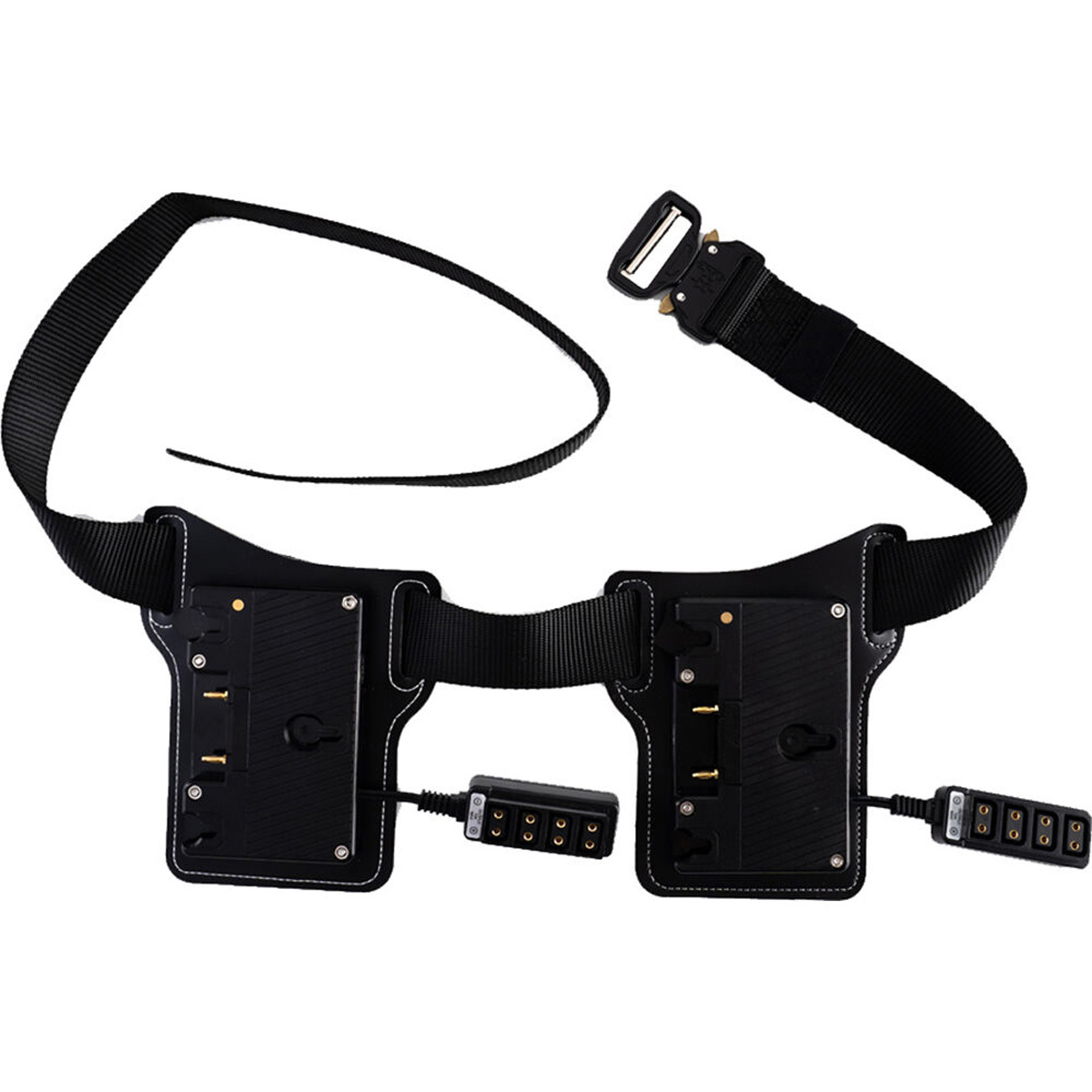 

IndiPRO Dual Gold Mount Battery Belt with 10-Ways D-Tap Outputs