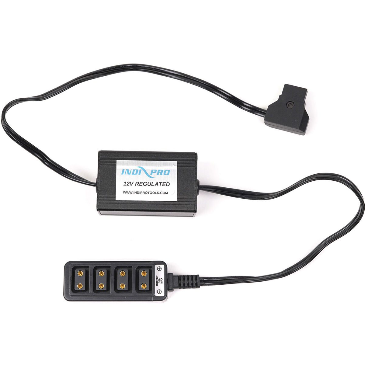 

IndiPRO 28" 12V 8A D-Tap to 4-Way Female D-Tap Splitter Cable, Regulated