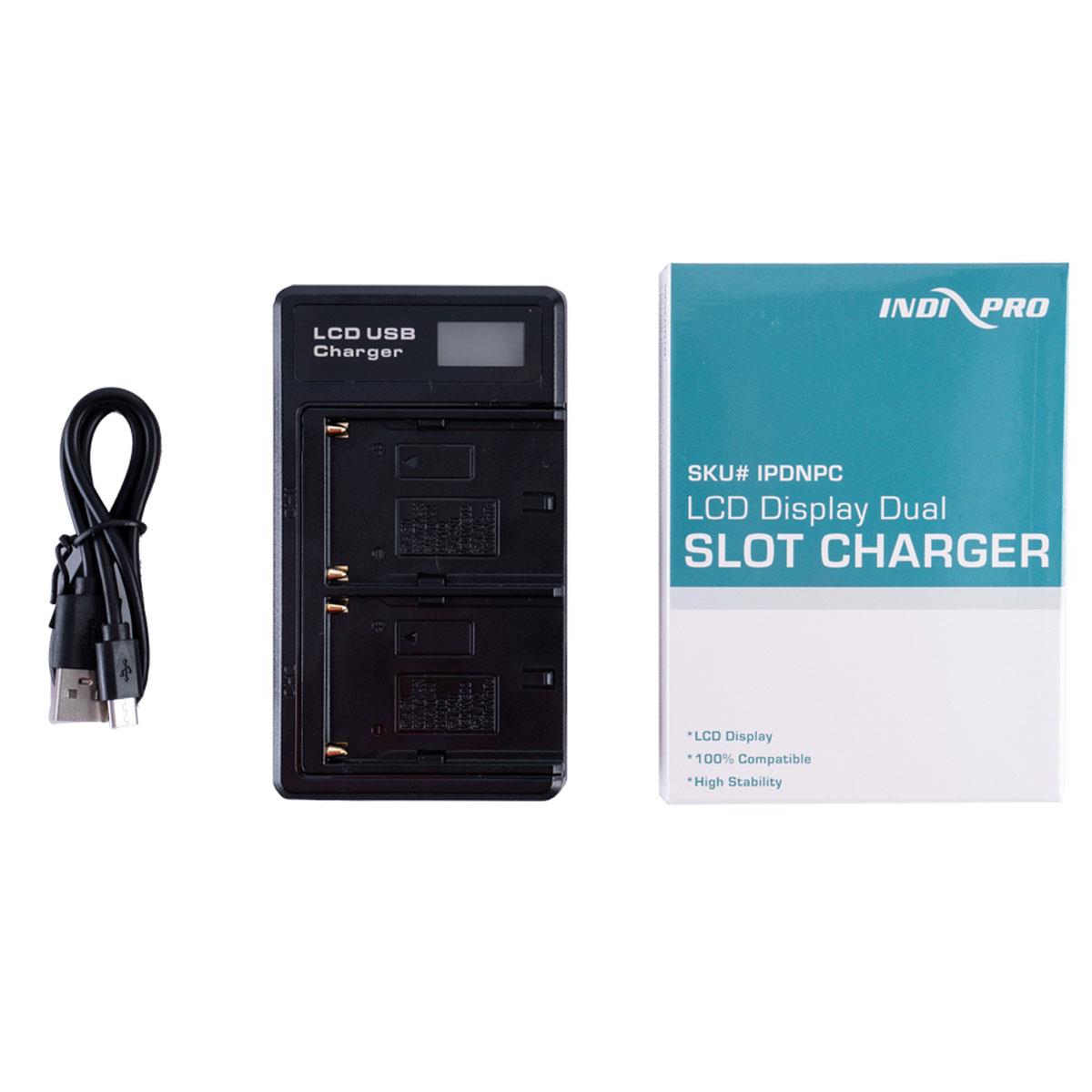 Image of IndiPRO NP-F Series Dual Battery Charger