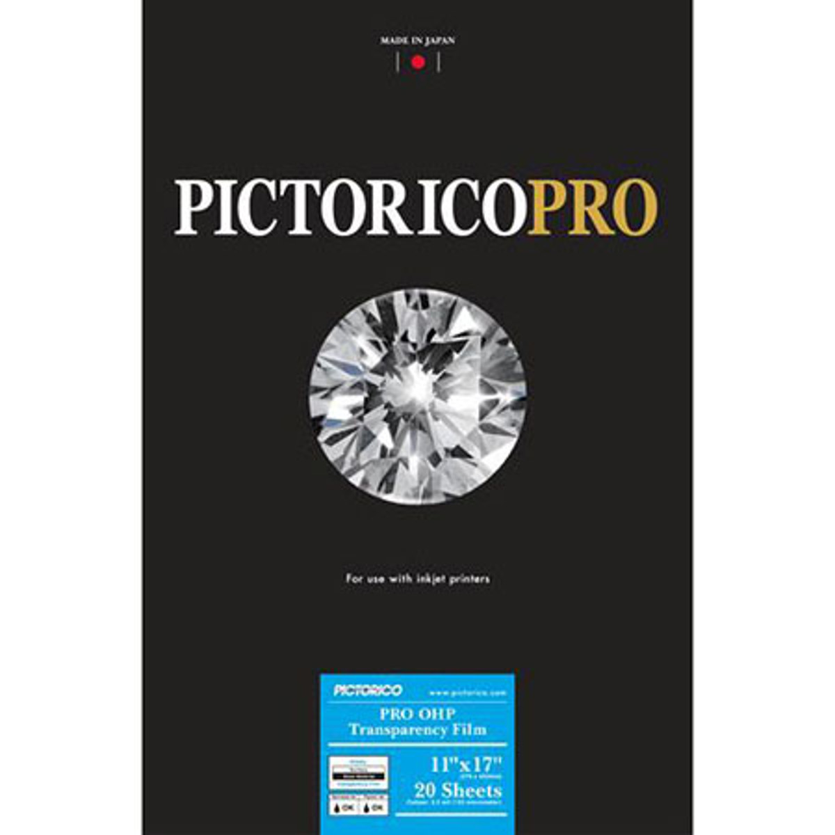 

Pictorico TPU100 Projector Transparency, 11x17in