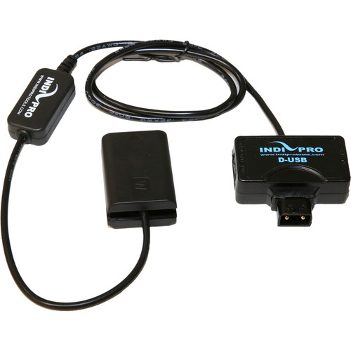 

IndiPRO 30" Mini-Tap with Sony NP-FW50 Type Battery to Female D-Tap USB Cable