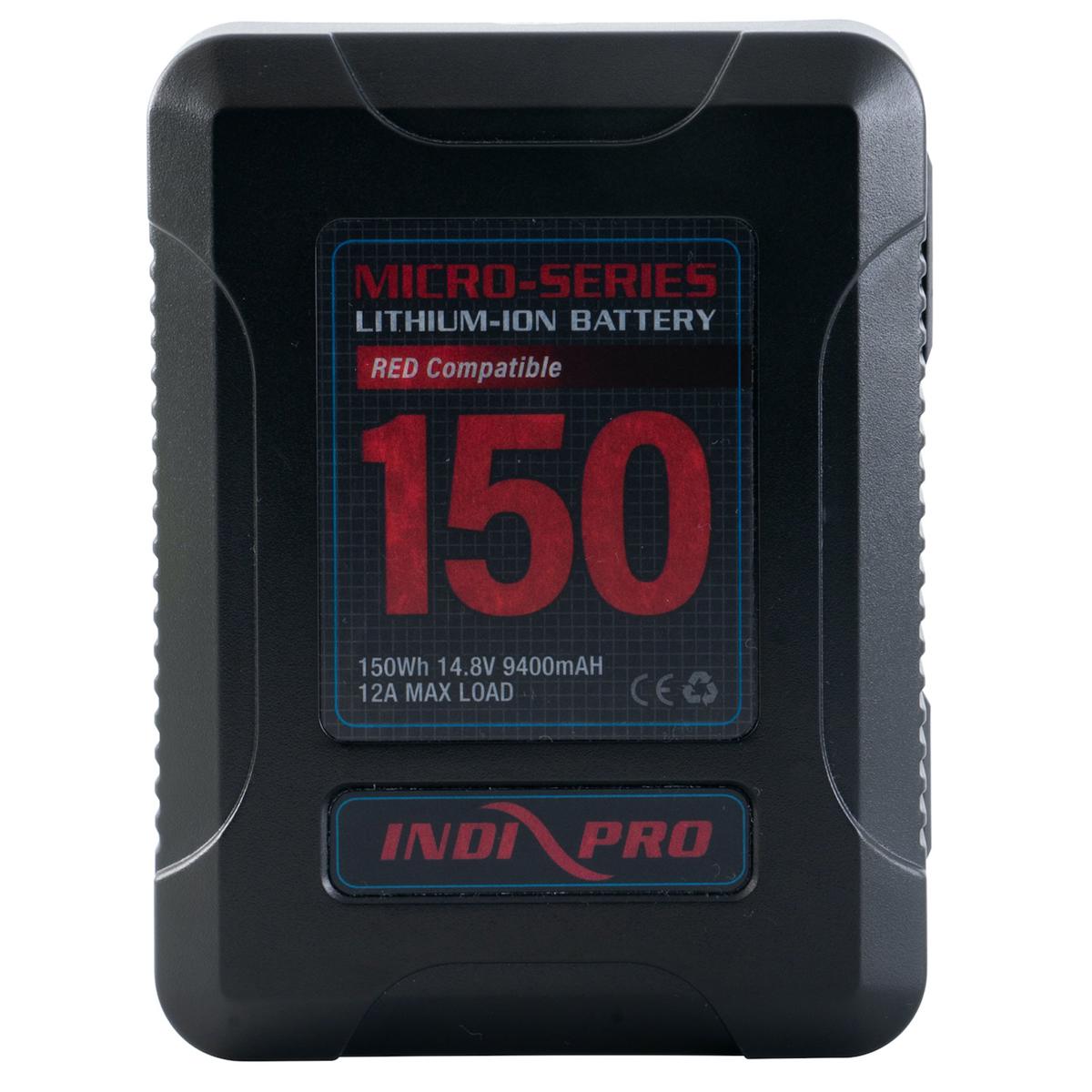 

IndiPRO Micro-Series 150Wh V-Mount Li-Ion Battery for RED DSMC and DSMC2 Cameras