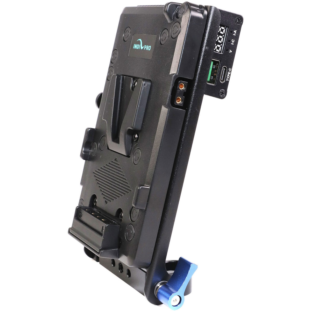 

IndiPRO V-Mount Battery Adapter Plate w/USB Type-C Converter & 15mm Rod System