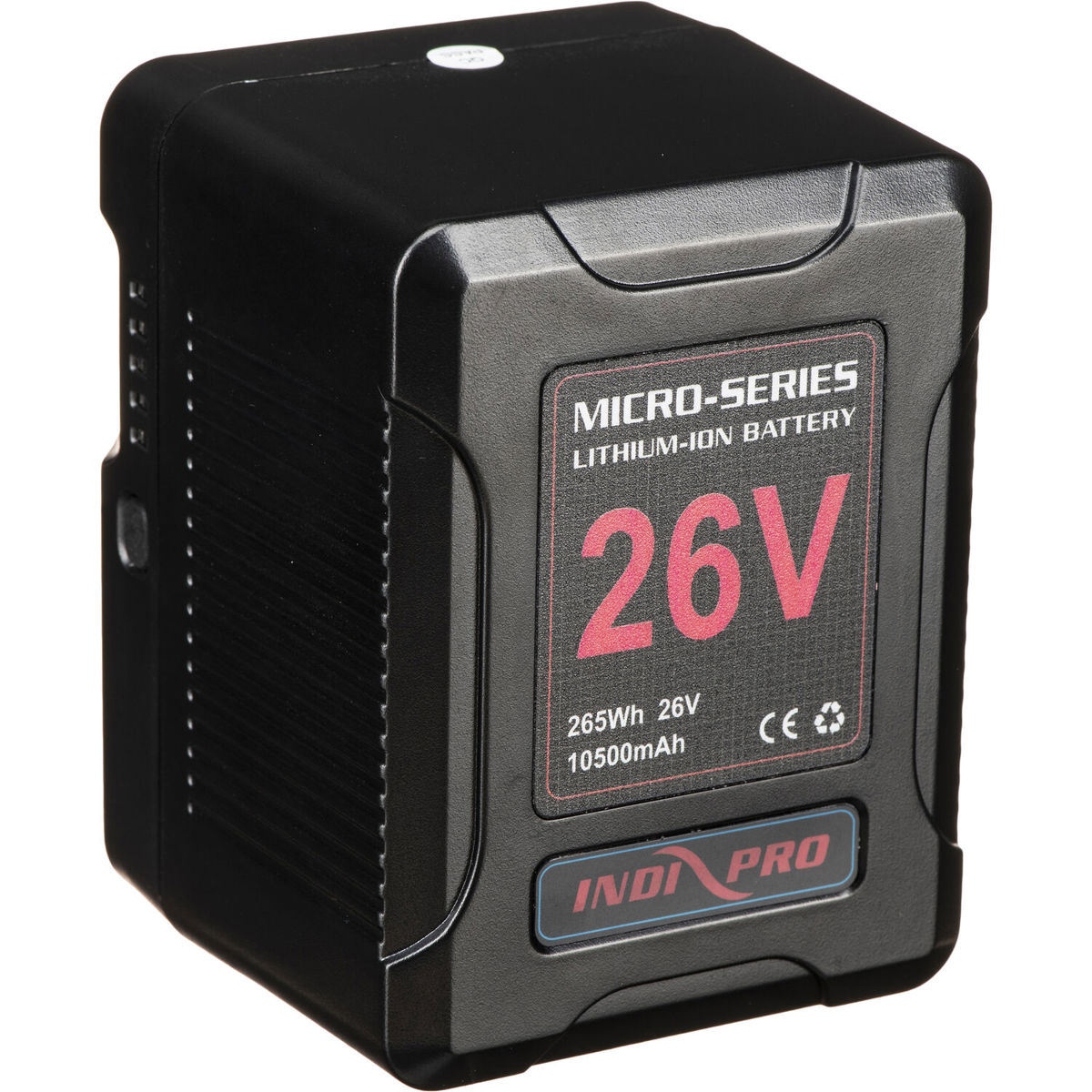 

IndiPRO Micro-Series 26V 260Wh Li-Ion Battery & D-Tap Pro Charger Kit, V-Mount