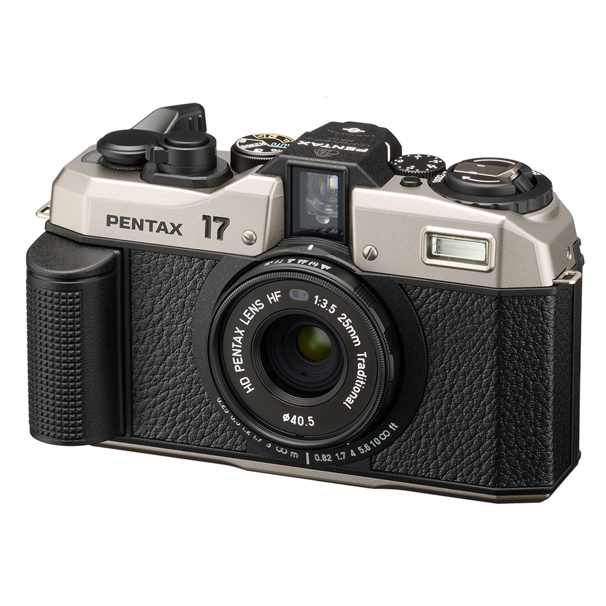 

Pentax 17 Half Frame Compact Film Camera, Dark Silver