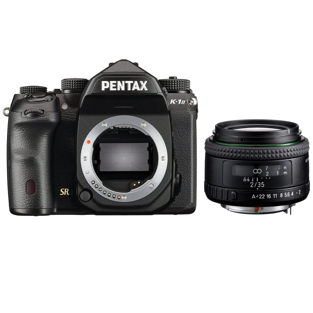 Pentax K-1 Mark II DSLR Camera Body with 35mm f/2 Lens -  15994 K1