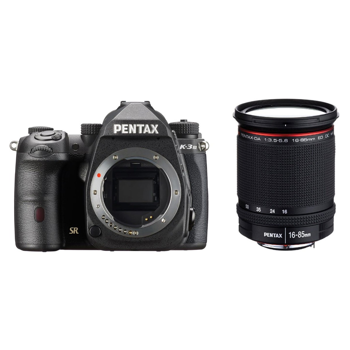 

Pentax K-3 Mark III APS-C-Format DSLR Camera, Black with 16-85mm F3.5-5.6 Lens