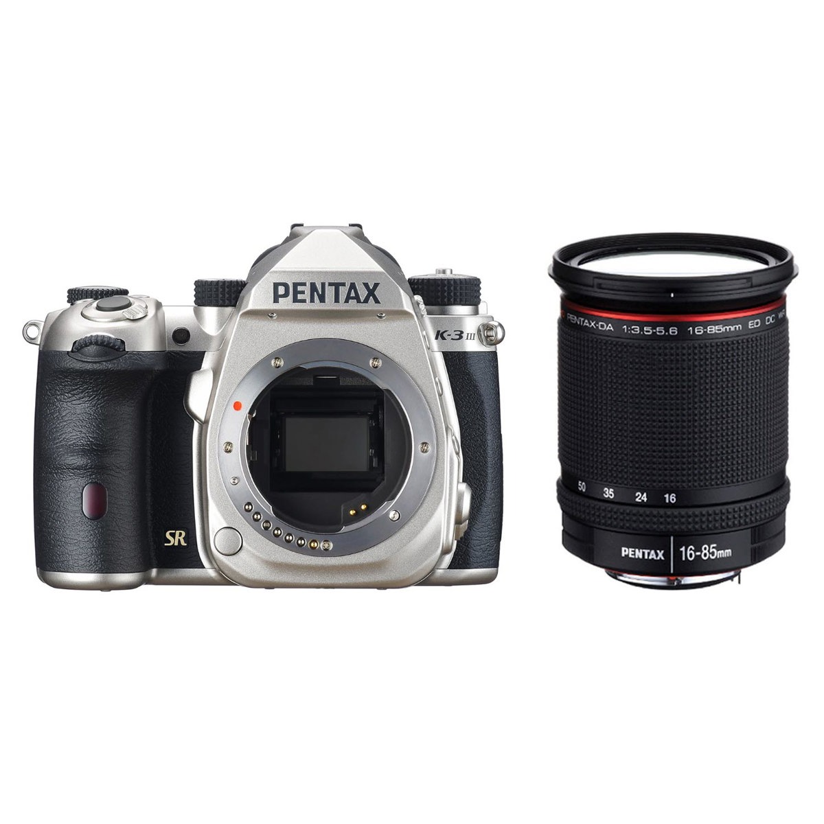

Pentax K-3 Mark III APS-C-Format DSLR Camera, Silver with 16-85mm F3.5-5.6 Lens