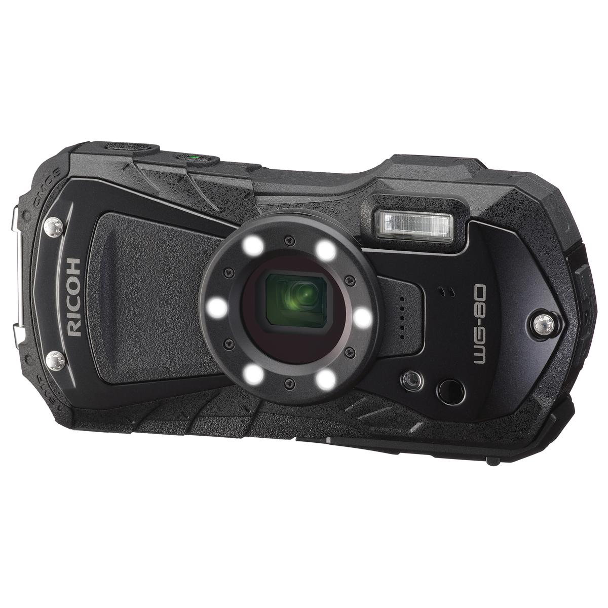 

Ricoh WG-80 Waterproof Digital Camera, Black