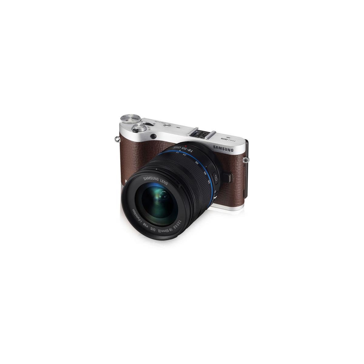 Samsung NX300 Mirrorless Digital Camera with 18-55mm f/3.5-5.6 OIS Lens- Brown -  EV-NX300ZBSVUS