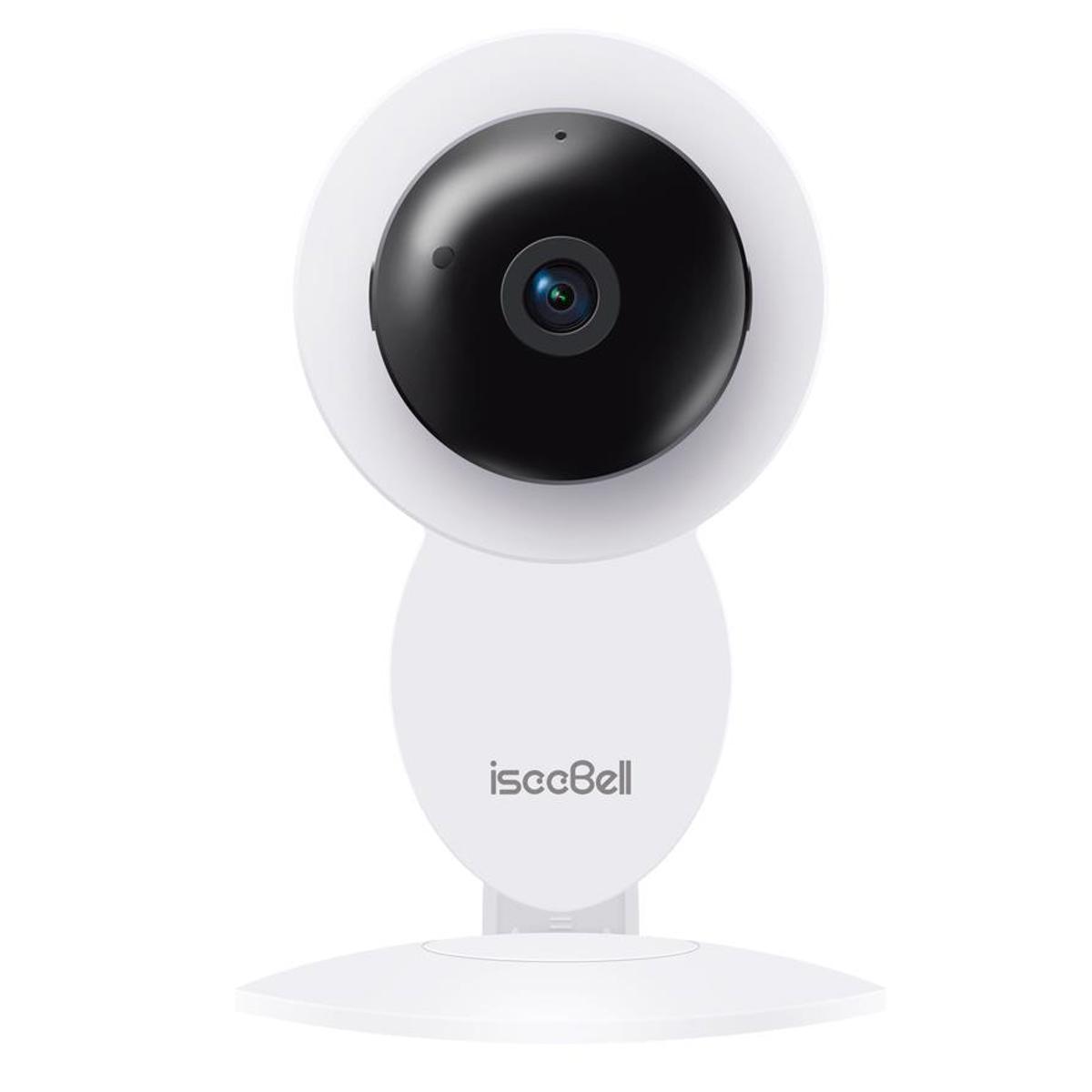 

IseeBell Home Camera, 720p WiFi Cloud Recording, White