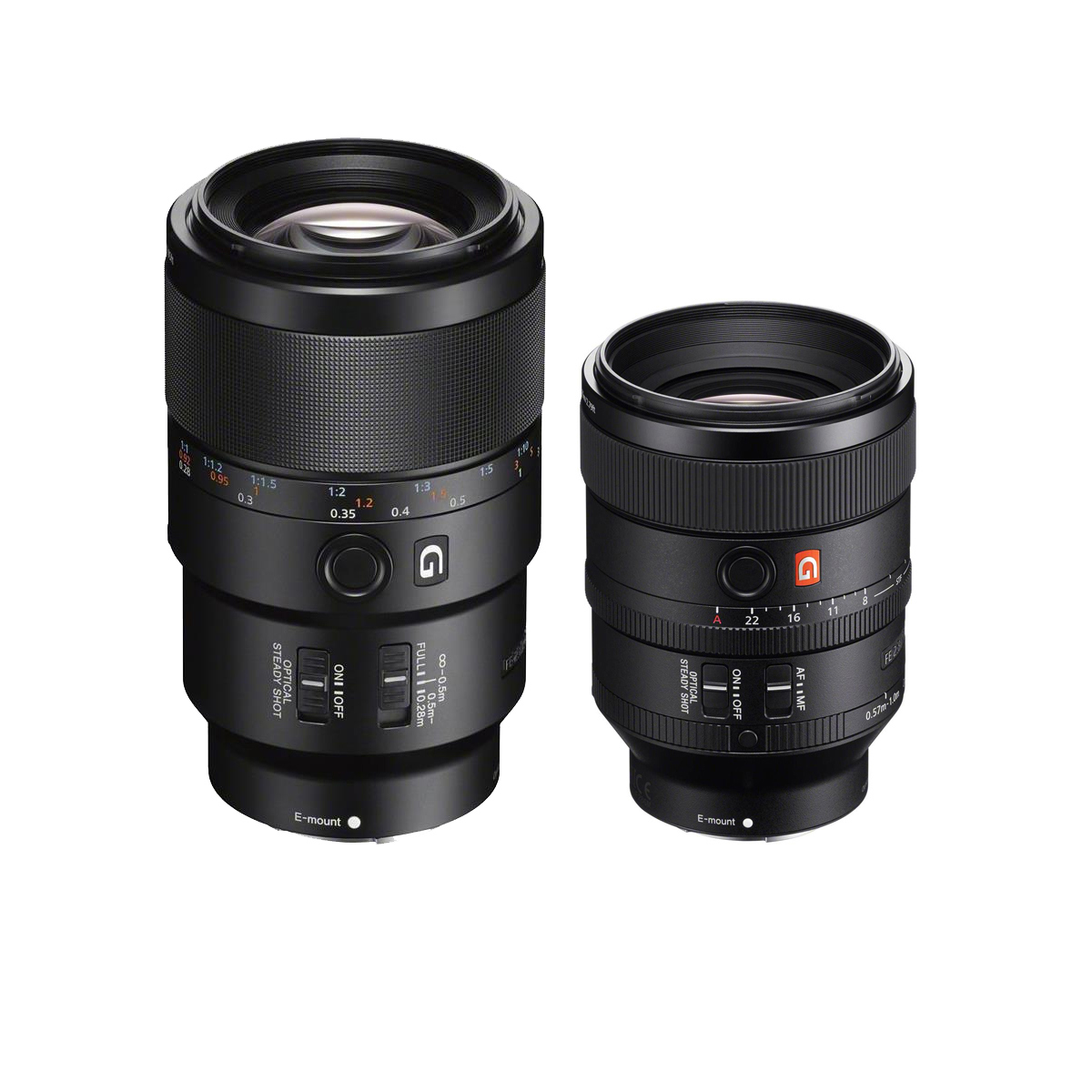 

Sony FE 100mm f/2.8 STF GM & FE 90mm f/2.8 Macro G OSS Lens for Sony E