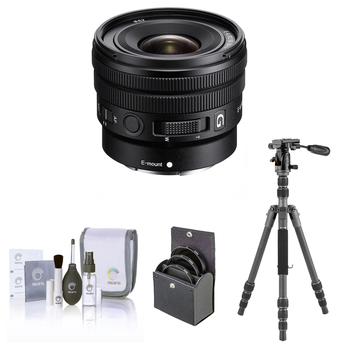 

Sony E 10-20mm f/4 PZ G Lens for Sony E with 3Pod TREK Series Travel Tripod Kit
