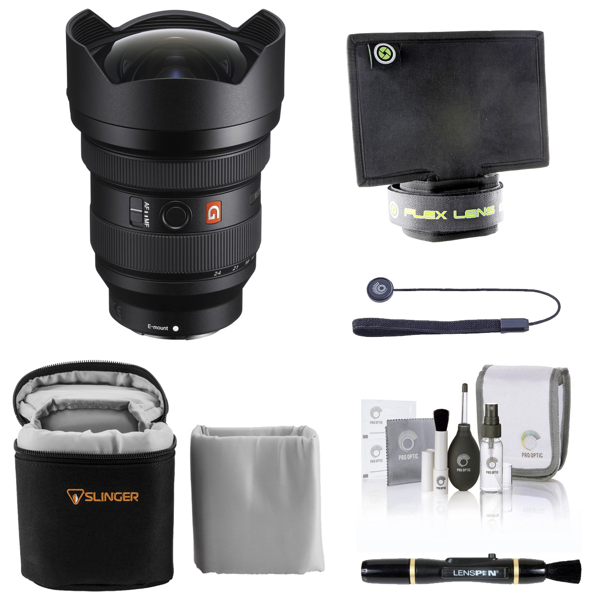 

Sony FE 12-24mm f/2.8 GM Lens for Sony E with Accessories Kit