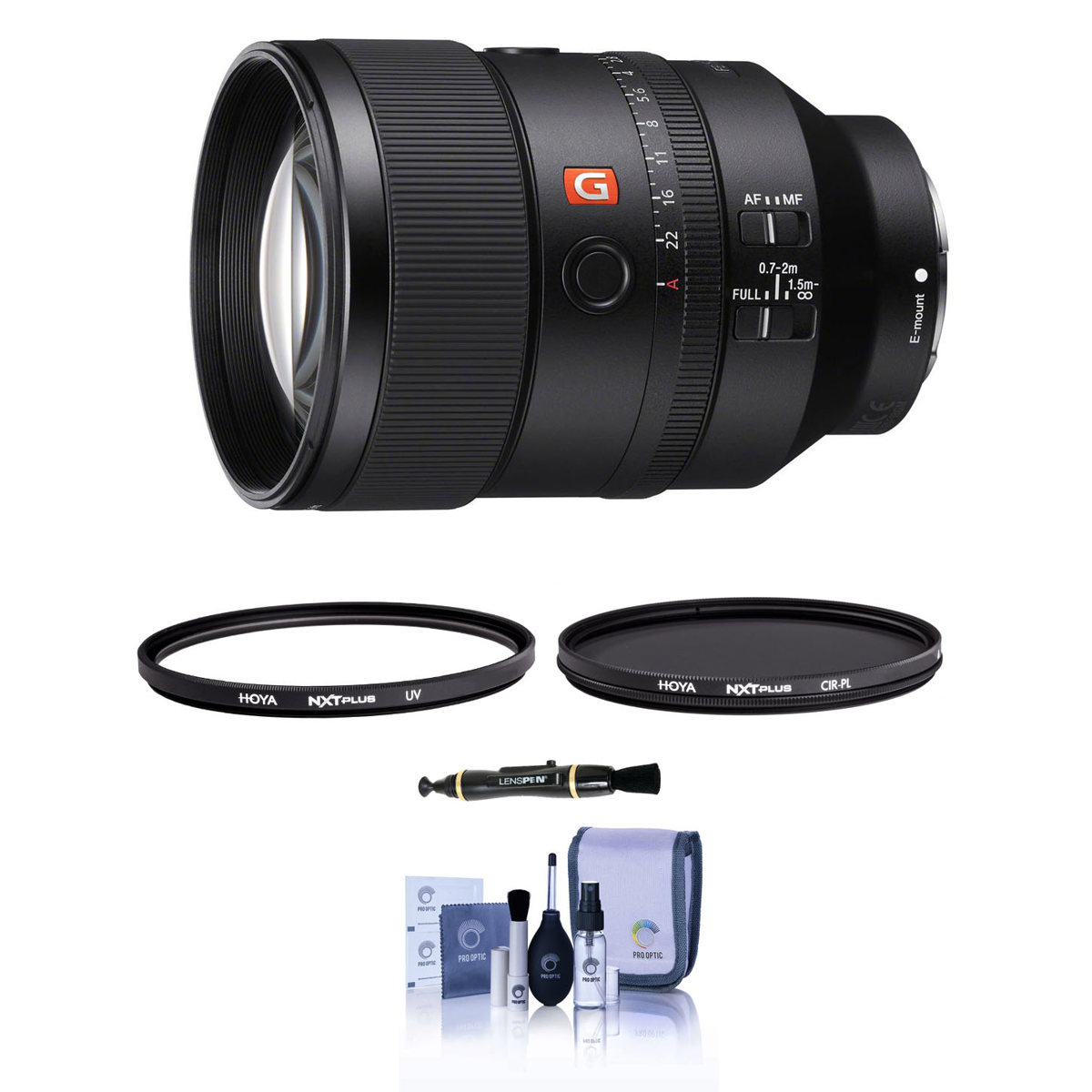 

Sony FE 135mm F1.8 GM Lens for Sony E with Hoya NXT Plus 82mm UV+CPL Filter Kit