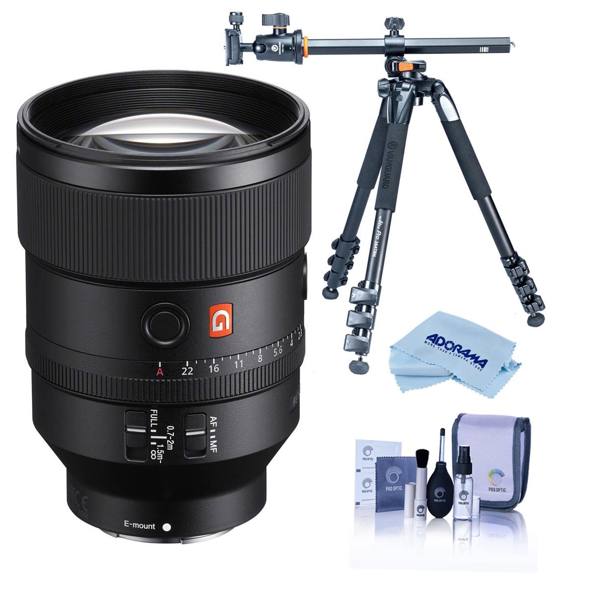 Image of Sony FE 135mm F1.8 GM Lens for Sony E with Vanguard Alta Pro 264AT Tripod Kit