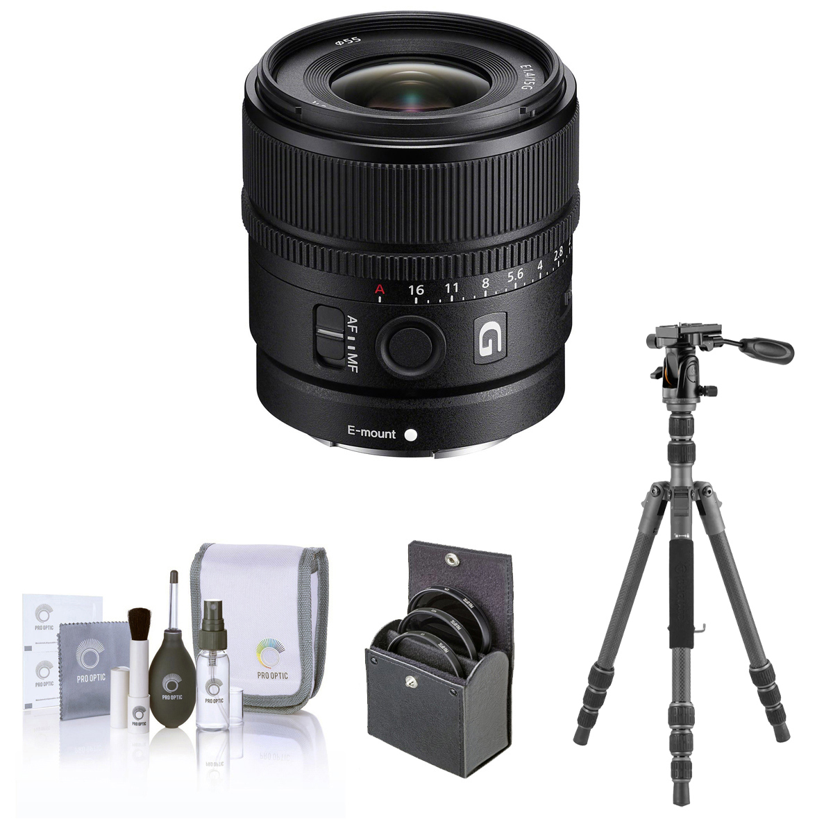 

Sony E 15mm f/1.4 G Lens with 3Pod TREK Series Travel Tripod Kit