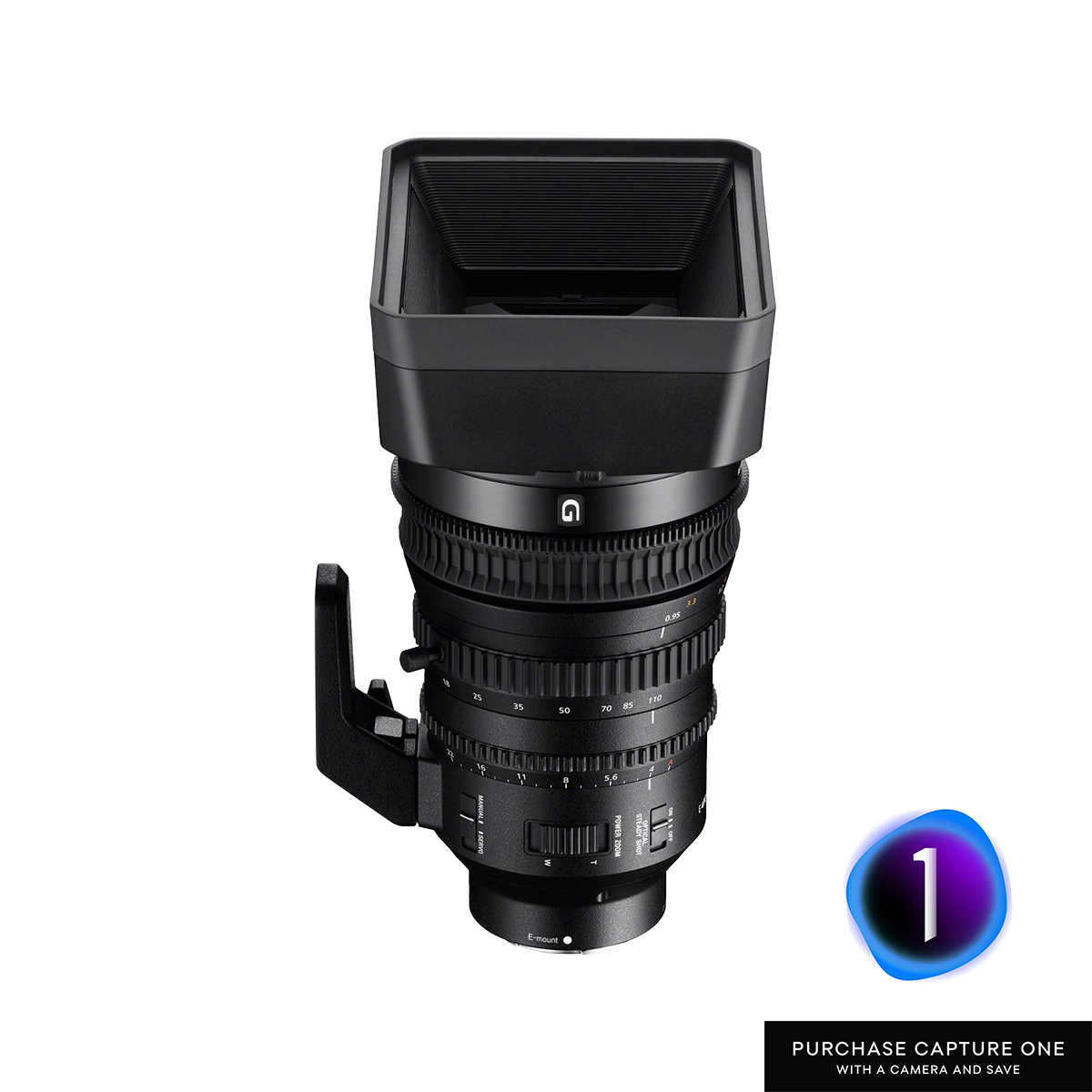 

Sony E PZ 18-110mm f/4.0 G OSS Lens for Sony E with Capture One 23 Pro Key Card