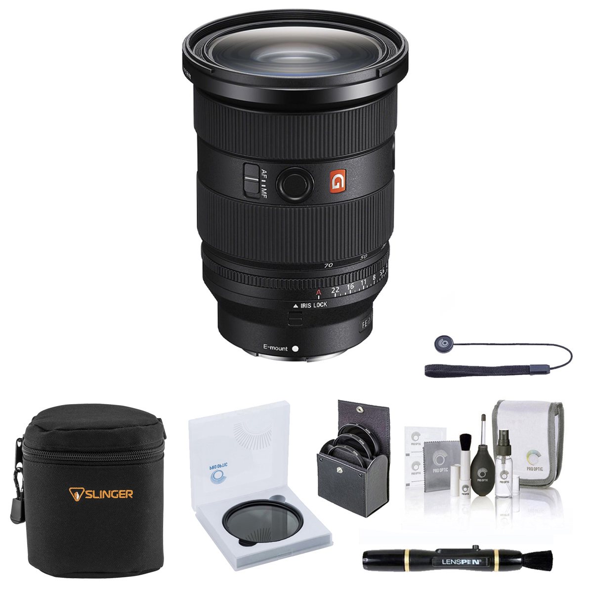 

Sony FE 24-70mm f/2.8 GM II Lens with Essentials Kit